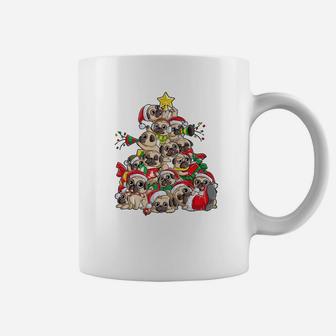 Pug Christmas Shirt Merry Pugmas Xmas Tree Santa Boys Gifts Coffee Mug - Seseable
