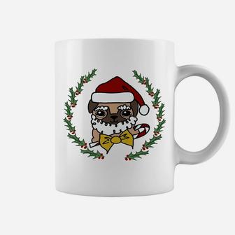 Pug Funny Dog Christmas Santa Gift Coffee Mug - Seseable