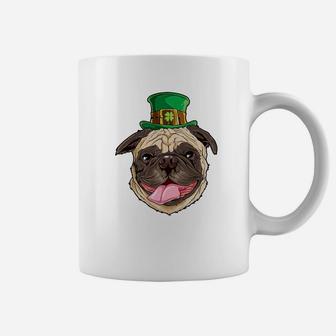 Pug Leprechaun St Patricks Day Funny Dog s Gifts Coffee Mug - Seseable