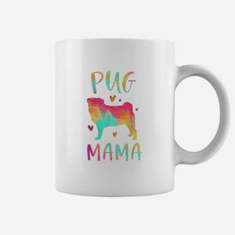 Pug Mama Colorful Pug Gifts birthday Coffee Mug - Seseable