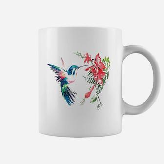 Rainbow Color Hummingbird Funny Bird Lover Coffee Mug | Seseable UK