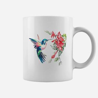 Rainbow Color Hummingbird Funny Bird Lover Gift Coffee Mug - Seseable