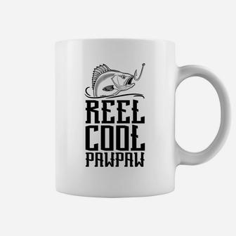 Reel Cool Pawpaw Fishing Dad Lovers Fathers Day Coffee Mug - Seseable