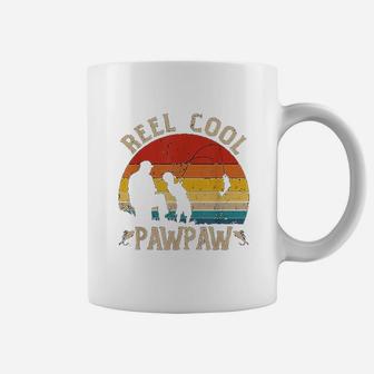 Reel Cool Pawpaw Funny Fishing Fathers Day Gift Coffee Mug - Seseable