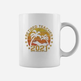 Retired Teacher Gifts For Women Men 2021 Coffee Mug - Seseable