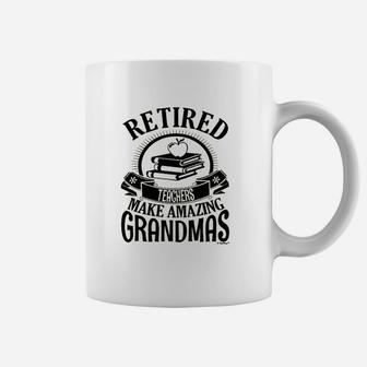 Retirement Grandma Gift Retired Teacher Ladies Coffee Mug - Seseable