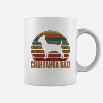 Retro Chihuahua Dad Daddy Dog Owner Pet Father Coffee Mug - Seseable