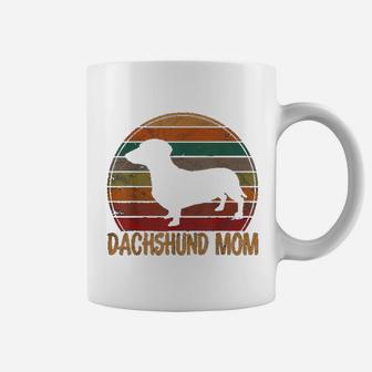 Retro Dachshund Mom Coffee Mug - Seseable