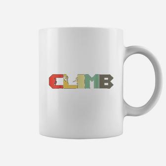 Retro Rock Climbing Gift I Vintage Climber Mountaineer Coffee Mug - Seseable