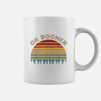 Retro Sunset Ok Boomer Have A Terrible Day Funny Trending Coffee Mug - Seseable