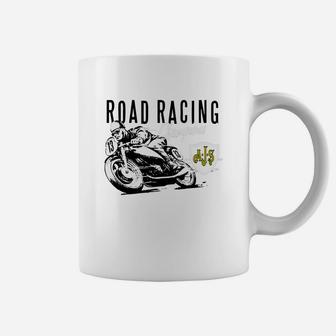Road Racing Motorbiker Coffee Mug - Seseable