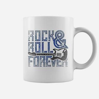 Rock And Roll Forever Music Retro Vintage Guitar Coffee Mug - Seseable