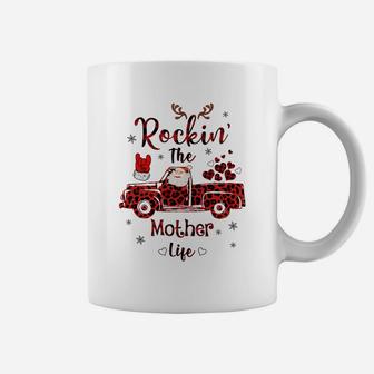Rockin The Mother Life Red Coffee Mug - Seseable