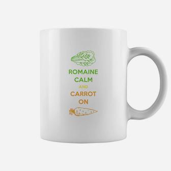 Romaine Calm And Carrot On Salad Coffee Mug - Seseable