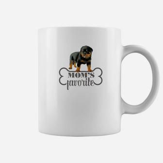 Rottweiler Moms Favorite Cute Funny Coffee Mug - Seseable