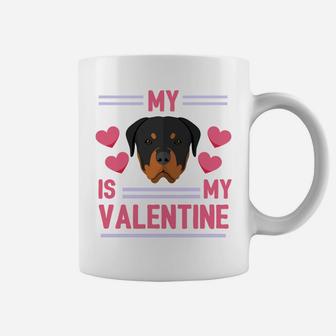 Rottweiler Valentine Boys Kids Dog Puppy Lovers Gift Coffee Mug - Seseable