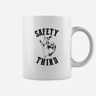 Safety Third Finger Coffee Mug - Seseable