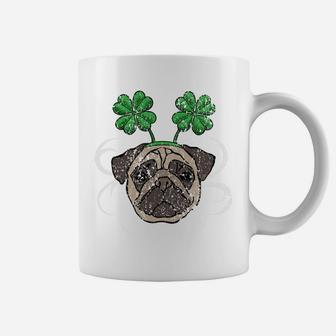 Saint Patricks Day Pug St Patricks Day Coffee Mug | Seseable CA