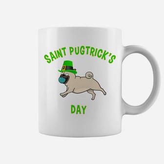 Saint Pugtricks Day Funny Saint Patricks Day Pug Coffee Mug - Seseable