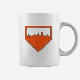 San Francisco Baseball Home Plate Vintage Coffee Mug - Seseable