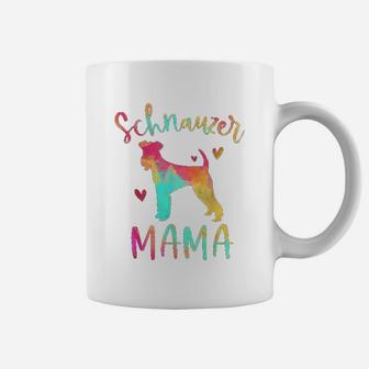 Schnauzer Mama Colorful Schnauzer Gifts Dog Mom Coffee Mug - Seseable