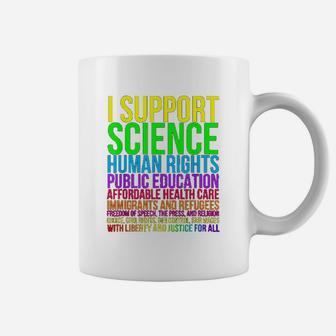 Science Human Rights Education Health Care Freedom Message Coffee Mug - Seseable