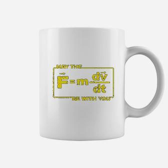 Science May The Force Star Equation Funny Space Physics Humor Wars Coffee Mug - Seseable
