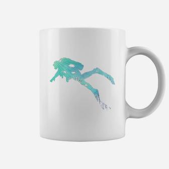 Scuba | Diving Under Water Gifts | Scuba Diver Coffee Mug - Seseable