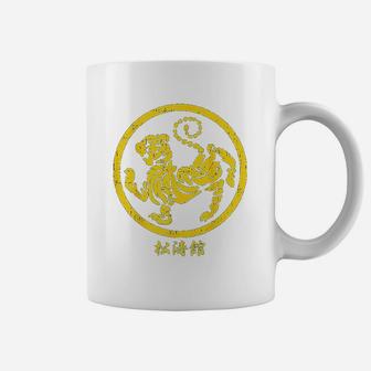 Shotokan Tiger Karate Symbol Gold Martial Art Gift Coffee Mug - Seseable