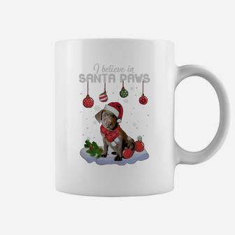 Silver Labrador Retriever Santa Paws Classic Dog Christmas Coffee Mug - Seseable