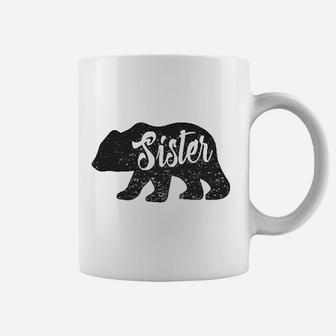 Sister Bear Cute Funny Family Coffee Mug - Seseable