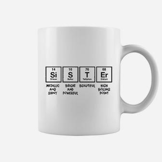 Sister Periodic Table Funny, sister presents Coffee Mug - Seseable