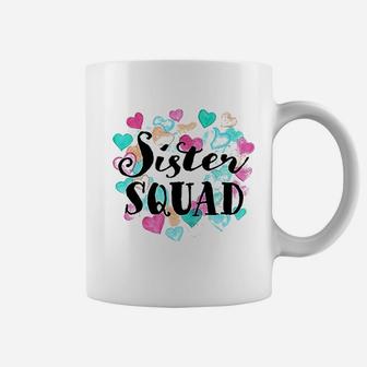 Sister Squad Hearts Toddler, sister presents Coffee Mug - Seseable
