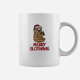 Sloth Merry Christmas Sloth Gift Christmas Coffee Mug - Seseable