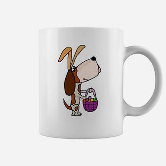 Smilealots Cute Basset Hound Dog Easter Coffee Mug - Seseable