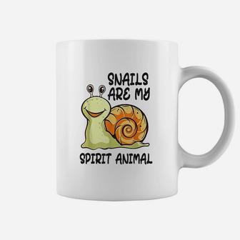 Snails Are My Spirit Animal My Spirit Animal Is A Snail Coffee Mug - Seseable