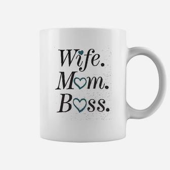 Soft Wife Mom Boss Mothers Day birthday Coffee Mug - Seseable