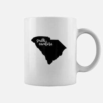 South Carolina Roots State Map Home Love Pride Coffee Mug - Seseable