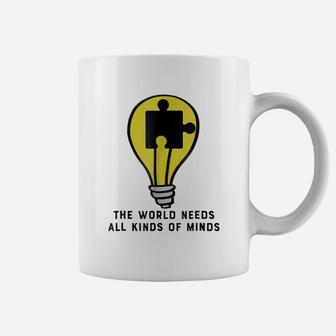 Sped Special Education The World Needs All Kinds Of Minds Coffee Mug | Seseable CA