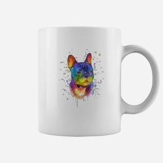 Splash Art French Bulldog Cute Gift Coffee Mug - Seseable
