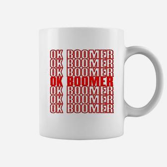 Squatch King Ok Boomer Funny Millenial Coffee Mug - Seseable