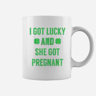 St Patricks Day Announcement For Dad To Be Coffee Mug - Seseable