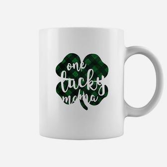 St Patricks Day One Lucky Mama Mothers Day Gift Coffee Mug - Seseable