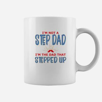 Stepdad Gift From Daughter Wedding Fathers Day Shirt Stepson Coffee Mug - Seseable