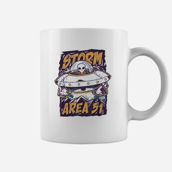 Storm Area 51 They Cant Stop Us All Ufo Roswell Alien Coffee Mug - Seseable