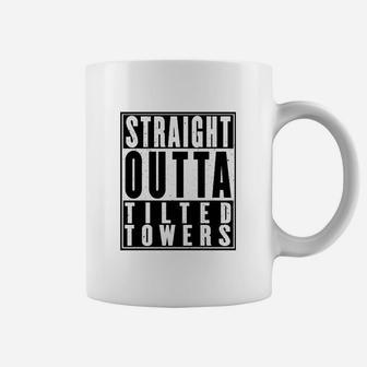 Straight Outta Tilted Towers Fan Tassen, Gaming Motiv Tee - Seseable