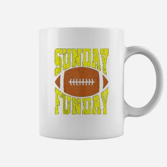 Sunday Funday Funny Football For Sport Lovers Coffee Mug - Seseable