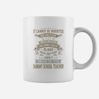 Sunday School Teacher Forever Job Title s Coffee Mug - Seseable