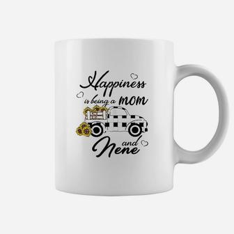Sunflower Grandma Happiness Is Being A Mom And Nene Coffee Mug | Seseable FR