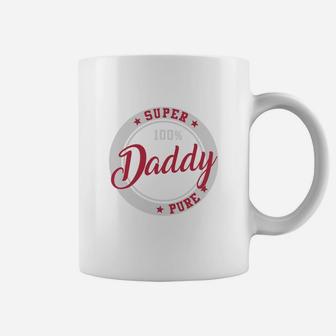 Super Daddy 100 Percent Pure Star Seal Great Family Gift Coffee Mug - Seseable